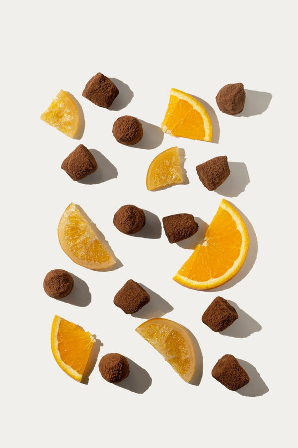 Trufas de chocolate con naranja confitada - A granel
