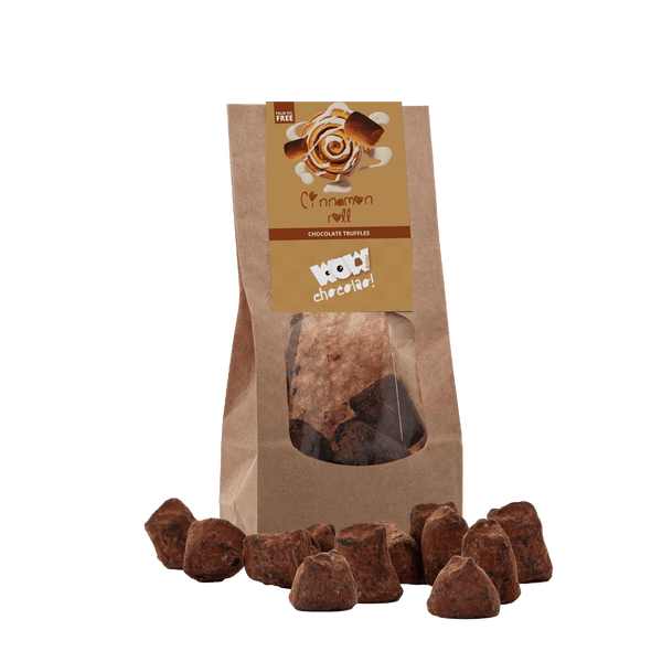Trufas de chocolate con rollo de canela - Bolsa biodegradable 130g