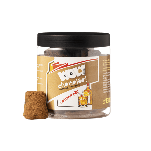 Trufas de chocolate con Cointreau - Tarro para regalo 130g