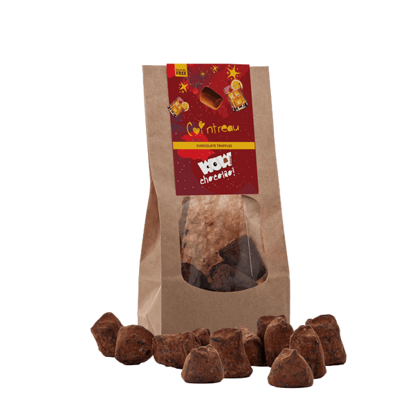 Trufas de chocolate Cointreau - Edición navideña - Bolsa biodegradable 130g