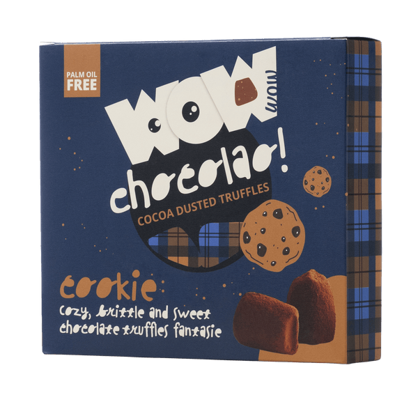 Caja XL de trufas de chocolate con migas de galleta 250g | Chocolate crujiente de galleta
