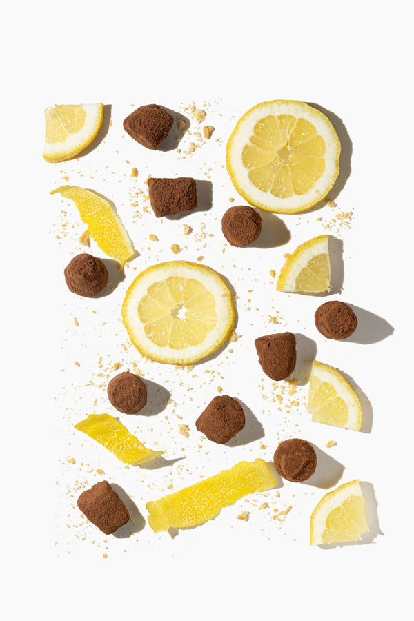 Trufas de chocolate con tarta de limón - a granel