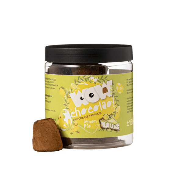 Trufas de chocolate de tarta de limón - Edición de Pascua - frasco para regalo 130g