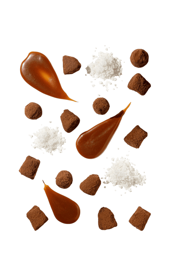 Trufas de chocolate con caramelo de mantequilla salada - a granel