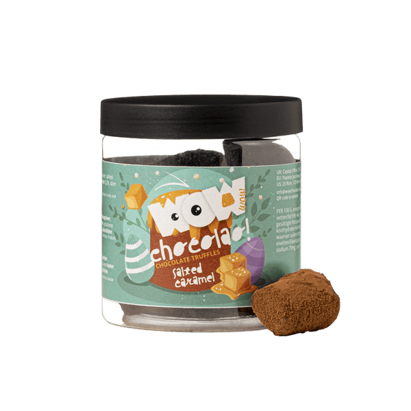 Trufas de chocolate de caramelo salado - Tarro de regalo de Pascua 130g