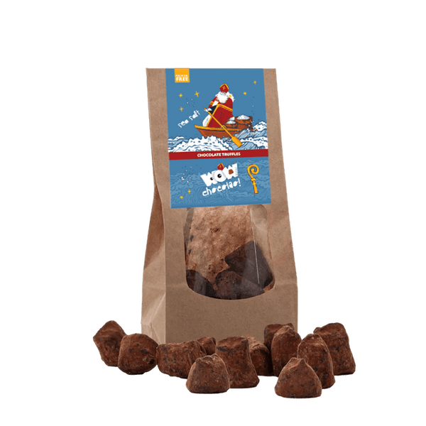 Trufas con sal marina - Edición Sinterklaas - Bolsa biodegradable 130g