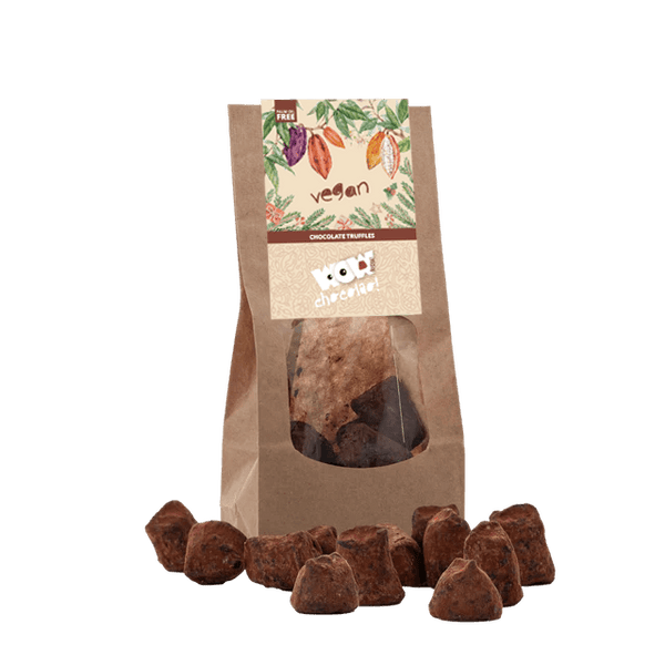 Trufas de chocolate veganas - Edición navideña - Bolsa biodegradable 130g