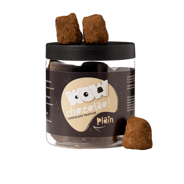 Tarro de regalo de trufas clásicas de chocolate 130g | Chocolate francés de lujo