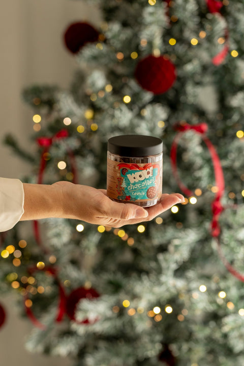 Cookies Chocolate Truffles - Christmas Edition - Gifting jar 130g - WOW Chocolao!