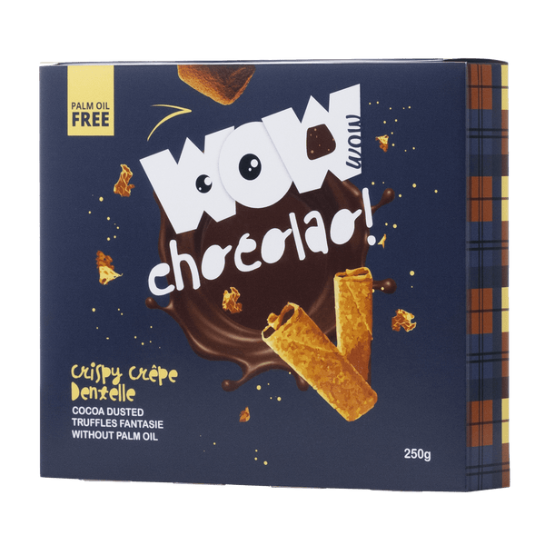 Caja XL de trufas de chocolate Crepe Dentelle 250g | Chocolate francés de lujo