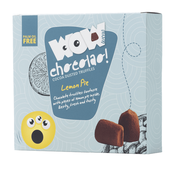 Caja XL de trufas de chocolate con tarta de limón 250g | Chocolate crujiente de limón