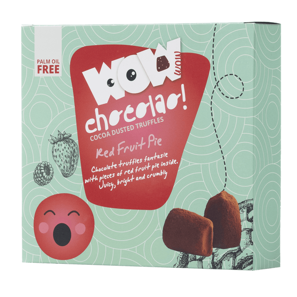Caja XL de trufas de chocolate con tarta de frutos rojos 250g | Chocolate de postre de bayas