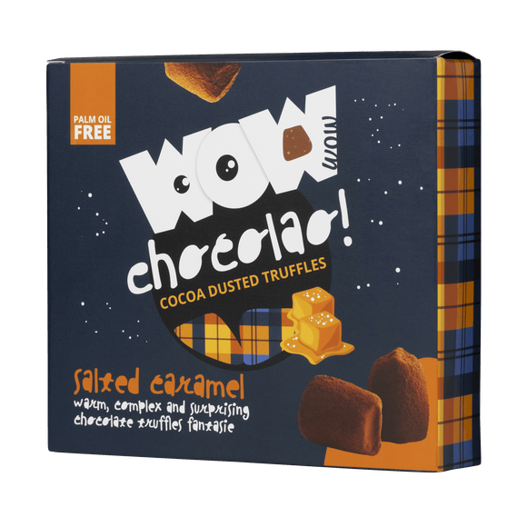 Salted Caramel Chocolate Truffles XL Box 250g | Sweet Salty Chocolate - WOW Chocolao!