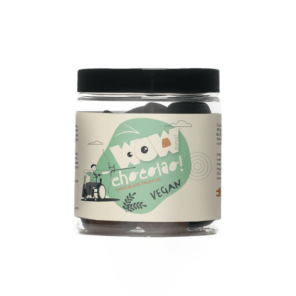 Trufas de chocolate veganas - Tarro de regalo para Paralímpicos 130g